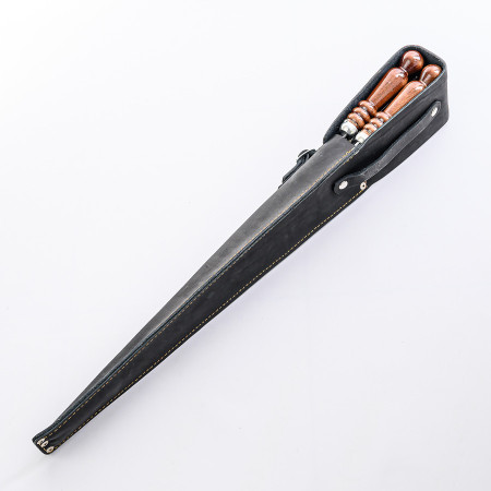 A set of skewers 670*12*3 mm in a black leather case в Екатеринбурге