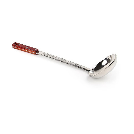 Stainless steel ladle 46,5 cm with wooden handle в Екатеринбурге