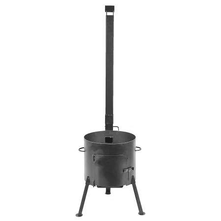Stove with a diameter of 340 mm with a pipe for a cauldron of 8-10 liters в Екатеринбурге
