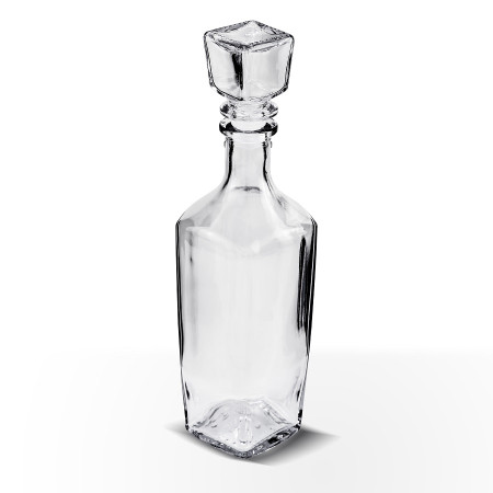 Бутылка (штоф) "Элегант" стеклянная 0,5 литра с пробкой  в Екатеринбурге