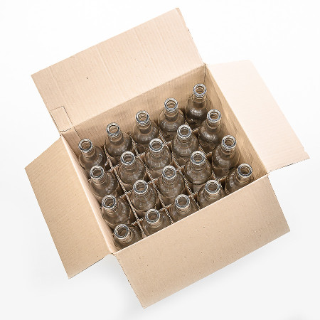 20 bottles of "Guala" 0.5 l without caps in a box в Екатеринбурге